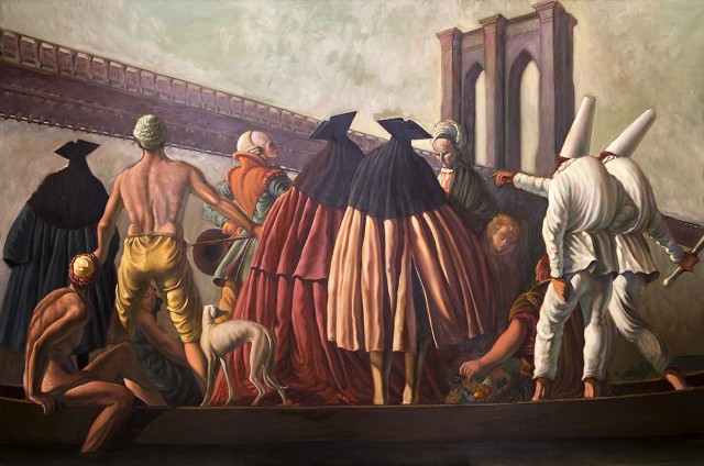 Brooklyn Bridge at pier 21, Pennsylvania R.R Manhattan