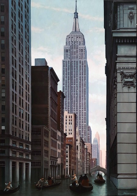 Capriccio: Fifth Avenue looking North with Realto bridge