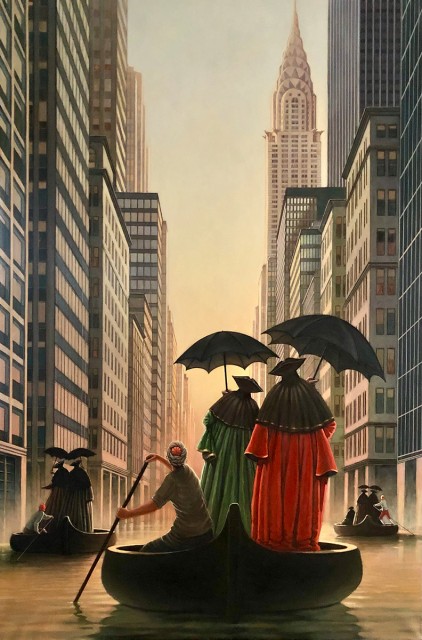 Lower Broadway looking North 