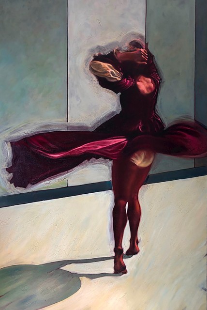 Purple dress (turning figure)